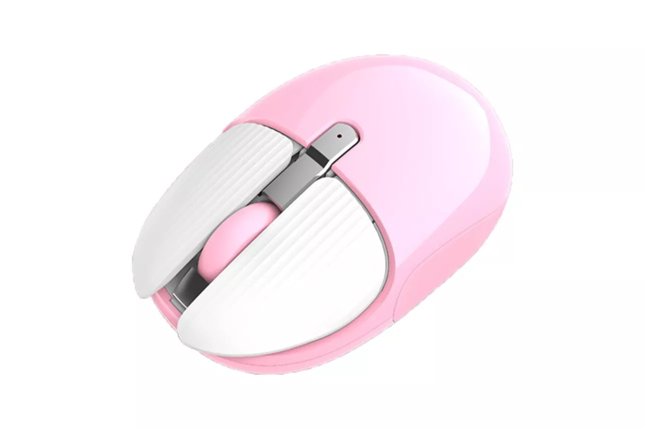 Kinsi M106 Rat&oacute;n &Oacute;ptico Inal&aacute;mbrico Silencioso 1200DPI Rosa