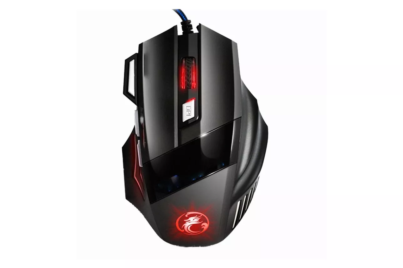 Kinsi X7 Rat&oacute;n &Oacute;ptico Gaming RGB 2400DPI Negro