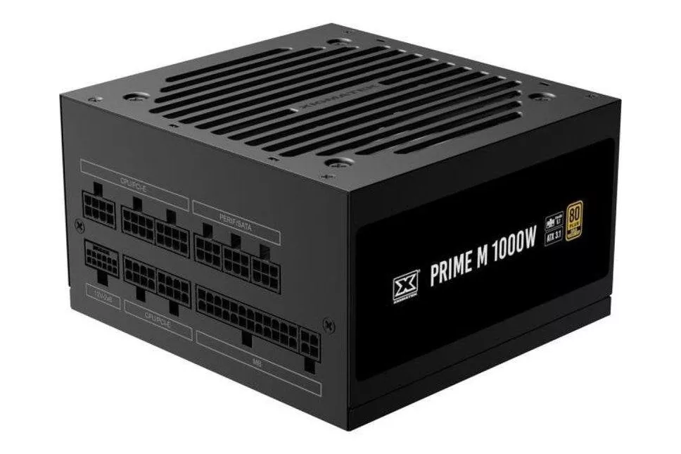 Fuente de Alimentaci&oacute;n Xigmatek Prime M 1000W 80+ Gold modular ATX 3.1 con PCIe 5.1