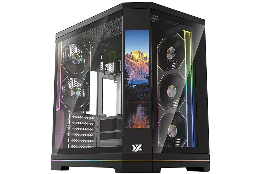 Caja PC XYZ Neut X Pro Midi-Tower 9.1" Pantalla Inteligente 5 Ventiladores A-RGB