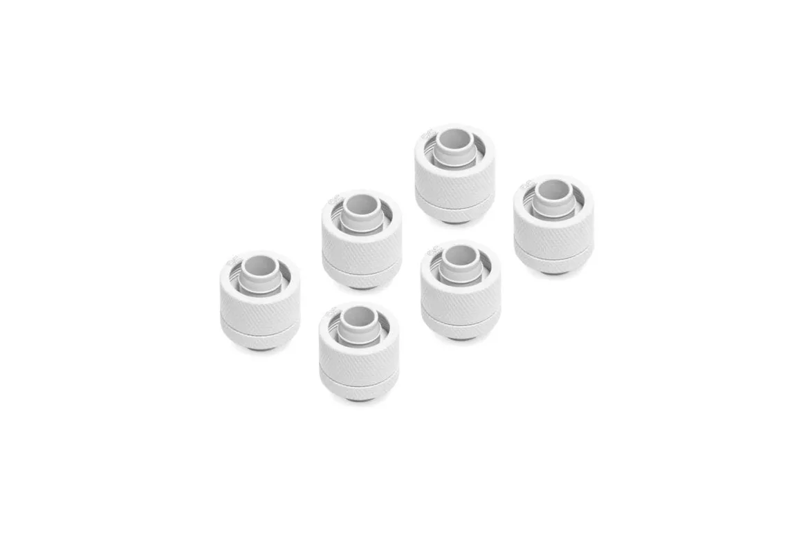 Refrigeraci&oacute;n l&iacute;quida Alphacool Eiszapfen adaptador roscado G1/4 blanco 16/10 mm 6 unidades