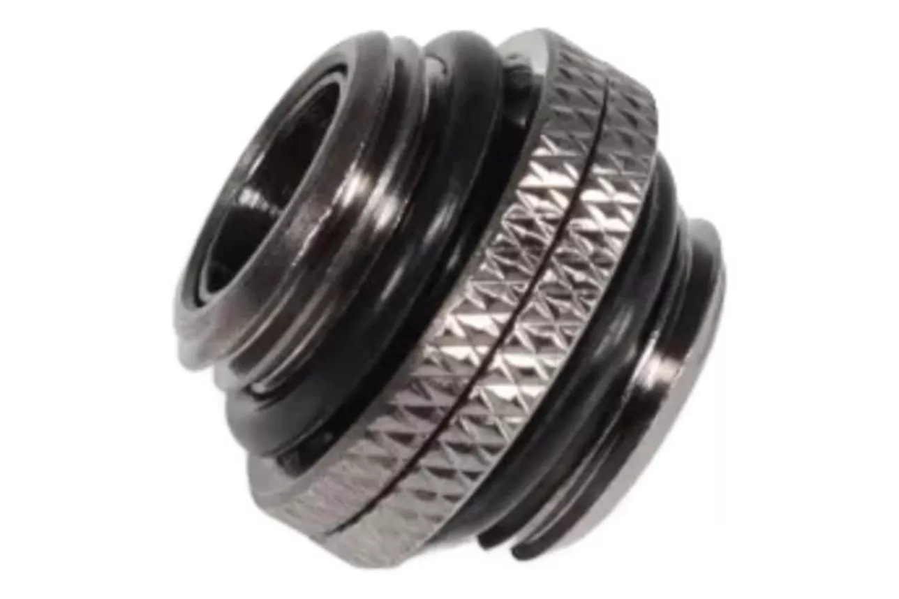 Refrigeraci&oacute;n l&iacute;quida Alphacool Espiga doble ES G1/4 giratoria lat&oacute;n negra