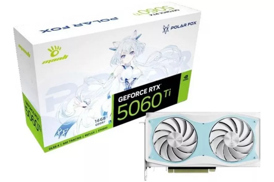 Manli GeForce RTX 5060 Ti 16GB GDDR7 Reflex 2 RTX AI DLSS4.5