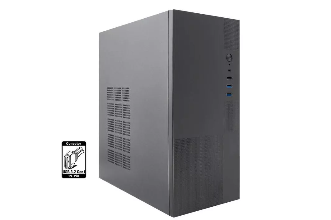 Caja PC CoolBox M440 Micro ATX con Fuente 500W 80+ Bronce