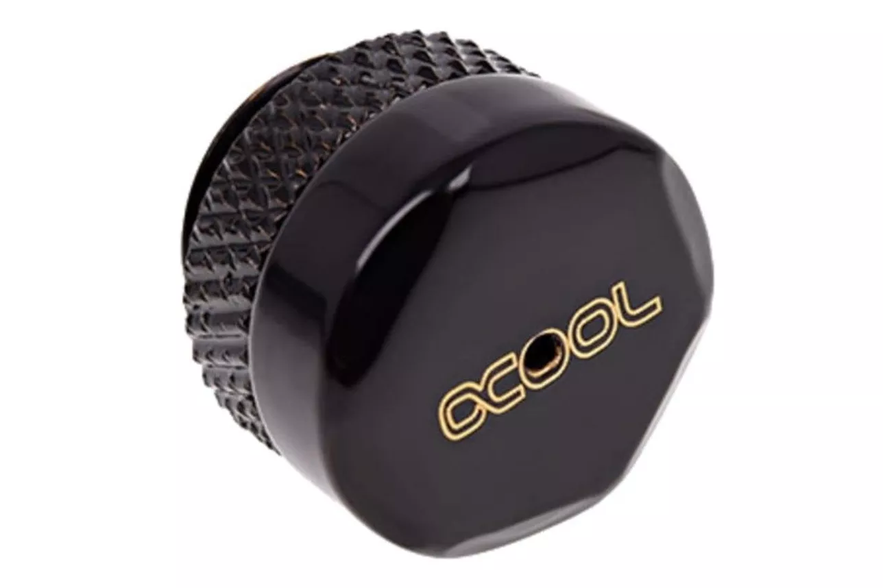 Refrigeraci&oacute;n l&iacute;quida Alphacool Racor lat&oacute;n negro 1/4" 17 mm