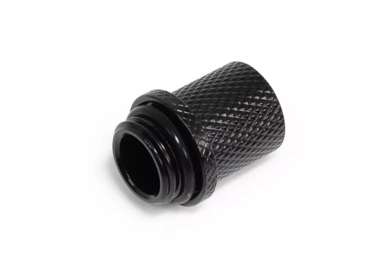 Refrigeraci&oacute;n l&iacute;quida Alphacool Racor lat&oacute;n negro 17 mm 1/4" compacto
