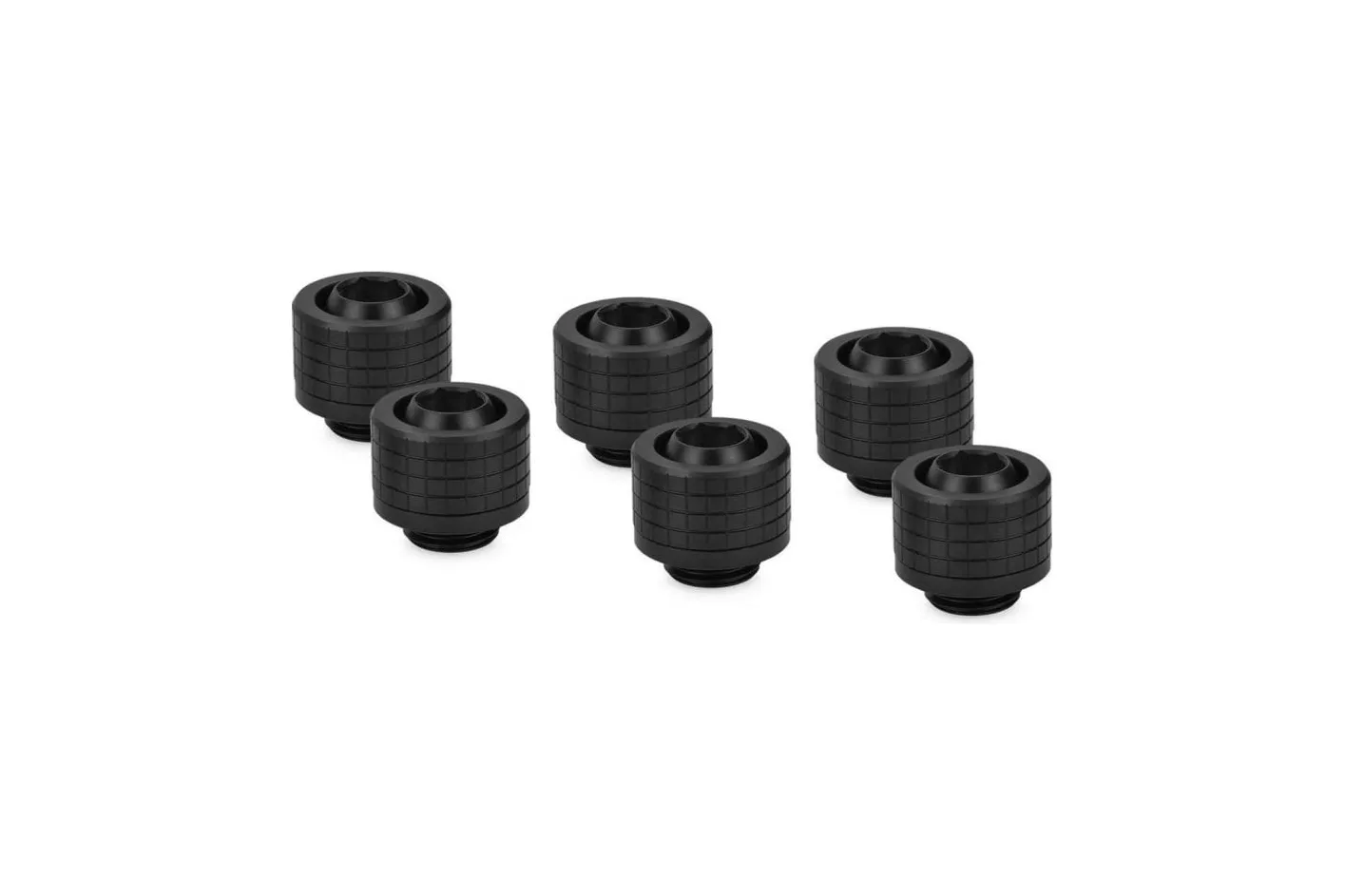 Refrigeraci&oacute;n L&iacute;quida Thermal Grizzly DeltaMate Fitting ST13 Black 6-Pack