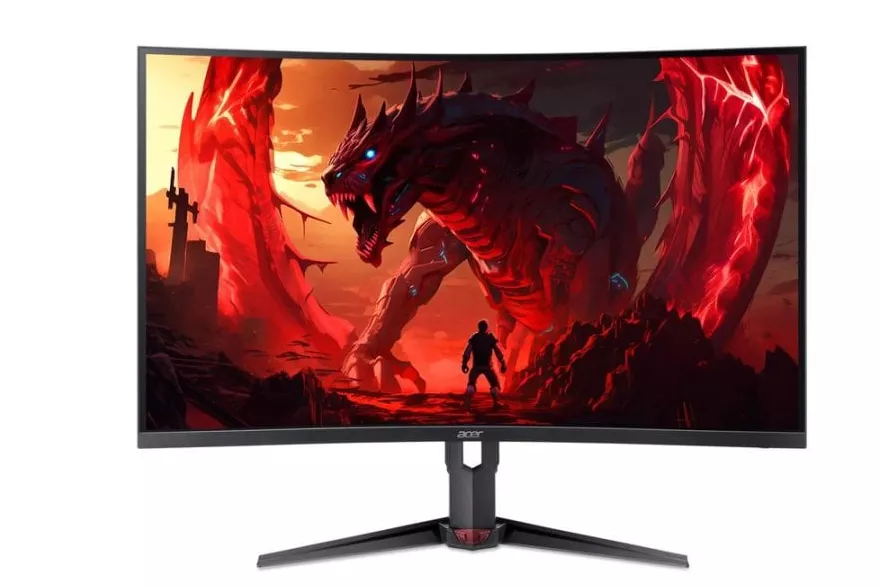 Monitor Acer Nitro XZ3 XZ323QU Z1bmiiprx 31,5" Quad HD 280Hz VA Curvo FreeSync HDR10 Ajuste altura