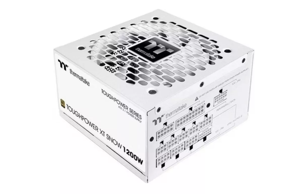 Fuente de alimentaci&oacute;n Thermaltake Toughpower XT 1200W 80+ Gold modular blanca
