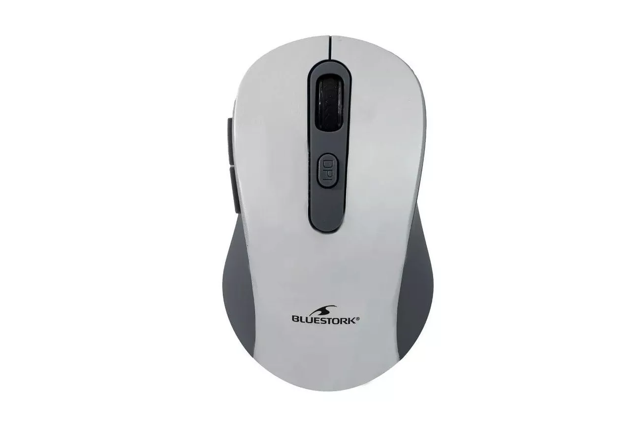 Rat&oacute;n Bluestork M-WL-OFF65-GREY Inal&aacute;mbrico Bluetooth RF 4800 DPI Gris