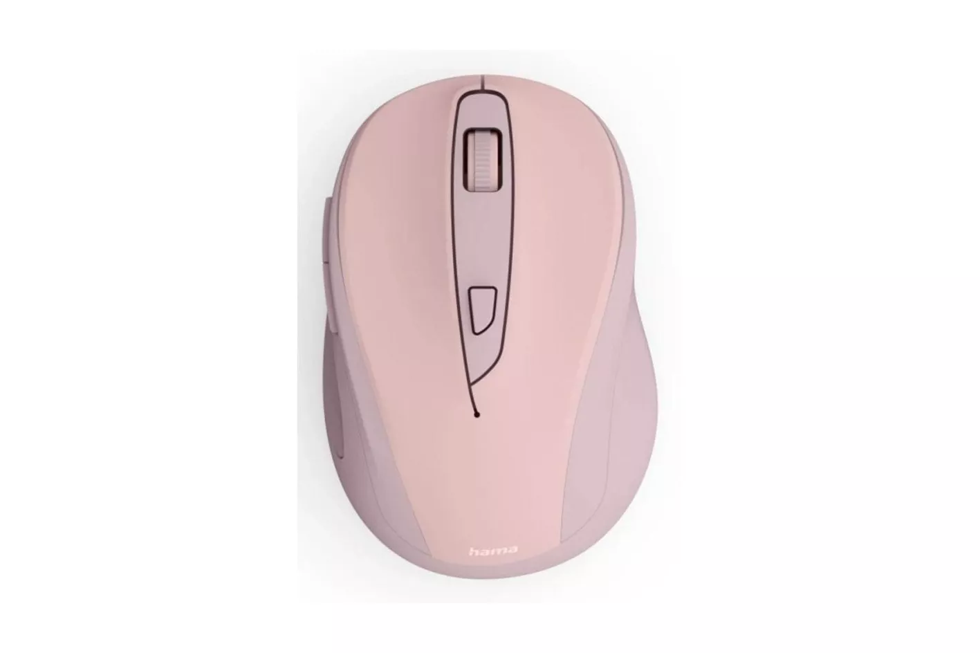 Rat&oacute;n Hama WM-400 RF Wireless 1600 DPI Rosa 6 Botones Ergonom&iacute;a Oficina
