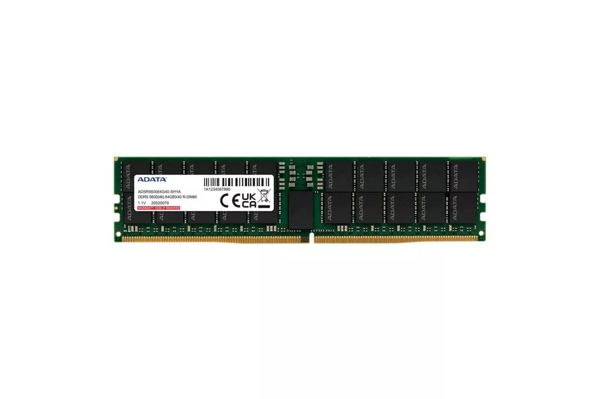 Memoria RAM Adata AD5R560064G40-SHYA 64GB 1x64GB DDR5 5600MHz ECC Registered
