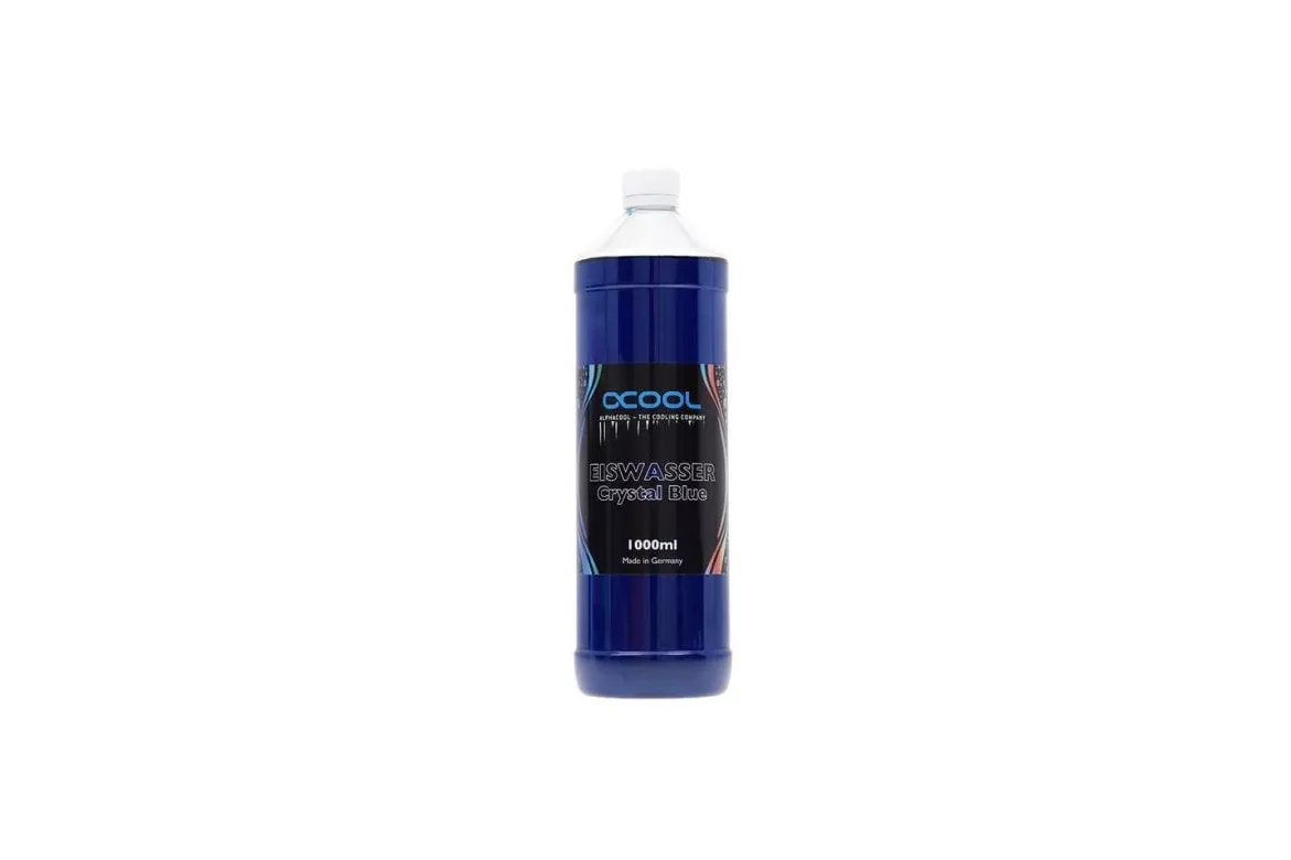 Refrigerante Alphacool Eiswasser Crystal Blue UV 1 L mezcla lista para usar