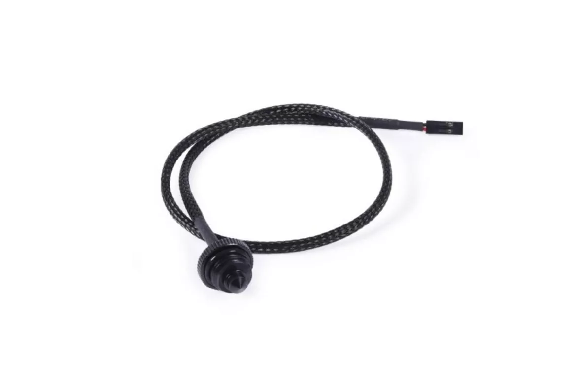 Sensor de temperatura Alphacool 17596 lat&oacute;n negro 1/4" 18 mm
