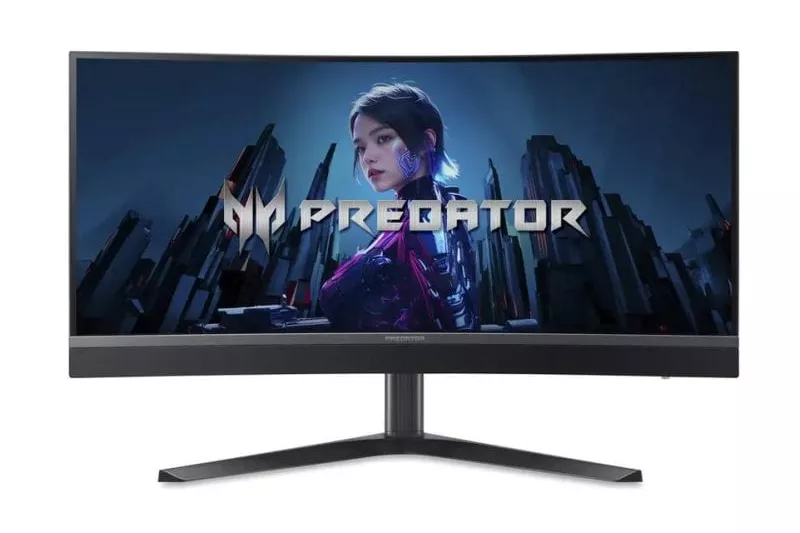 Monitor Acer Predator X34V3bmiiphuzx 34" UltraWide Quad HD 180Hz VA Curvo FreeSync Premium HDR1000 Ajuste altura