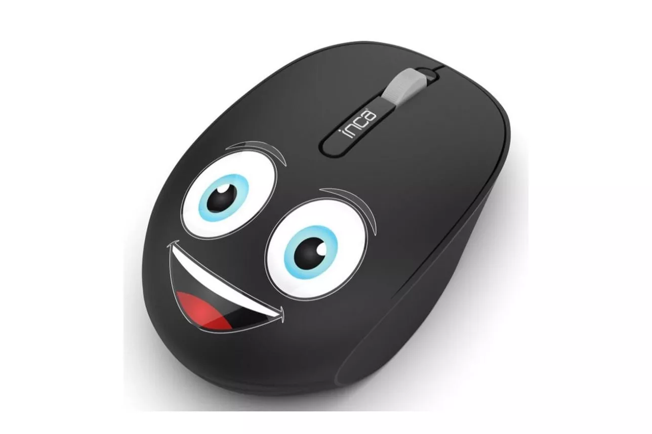 Rat&oacute;n Inca IWM-245RS inal&aacute;mbrico 1200 DPI negro ambidiestro gaming