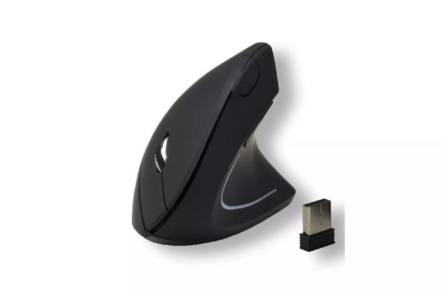 Rat&oacute;n MCL SS-618DW/N inal&aacute;mbrico 1600 DPI negro mano derecha 6 botones