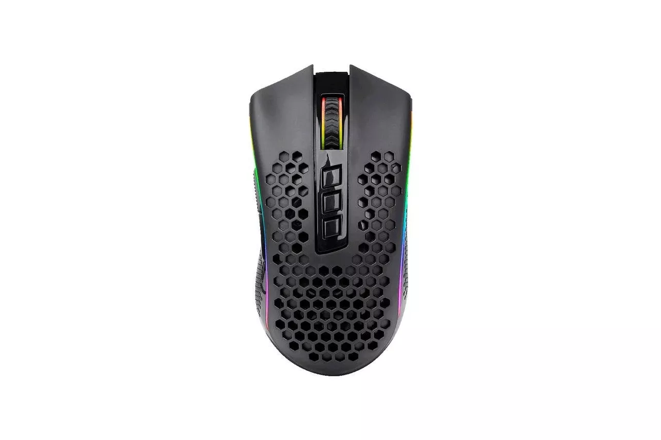 Rat&oacute;n REDRAGON M808-KS Storm Pro Inal&aacute;mbrico 16000 DPI Negro RGB 7 Botones