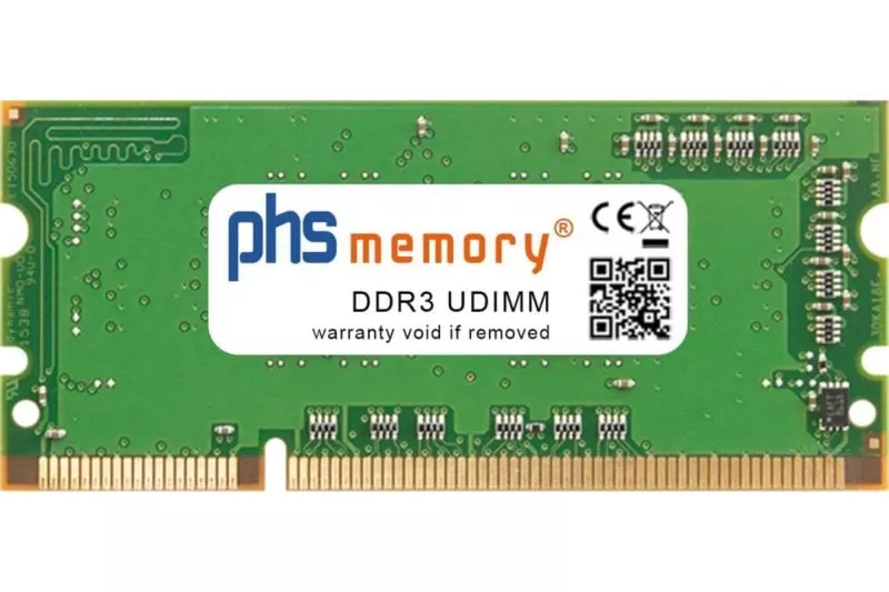 Memoria RAM PHS-memory HP 1GB 1x1GB DDR3 800MHz LPDDR3 unbuffered sin LED