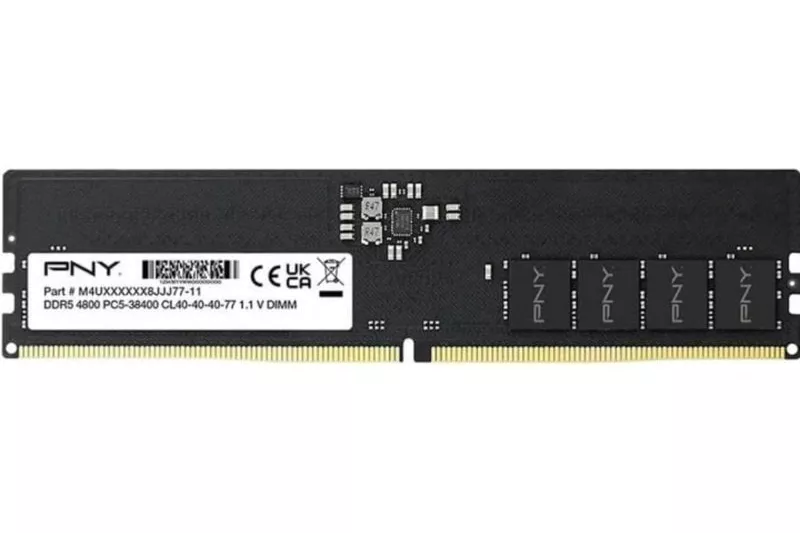 Memoria RAM PNY MD8GSD54800-SB 8GB DDR5 4800MHz DIMM 36 meses garant&iacute;a