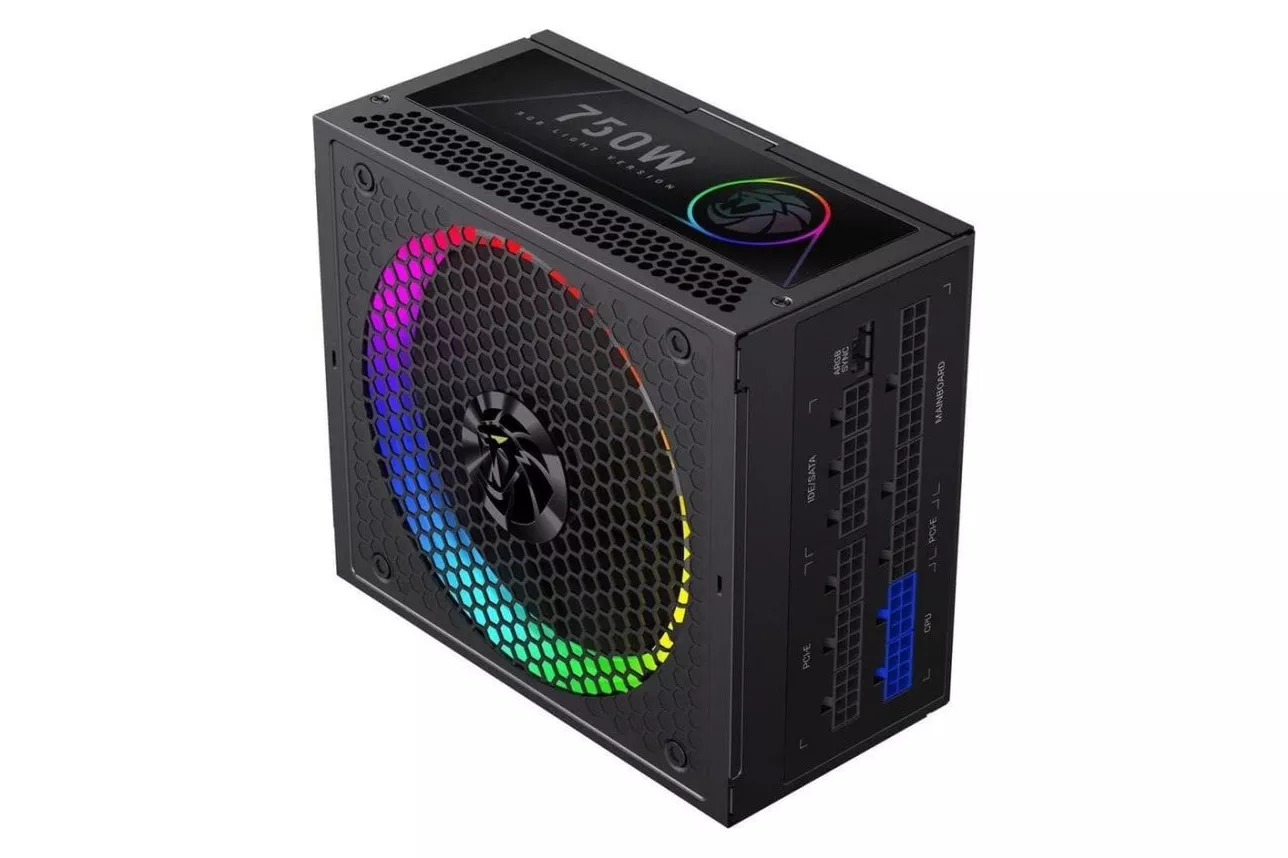 Fuente de alimentaci&oacute;n GameMax RGB 750G 750W certificaci&oacute;n 80+ Gold RGB
