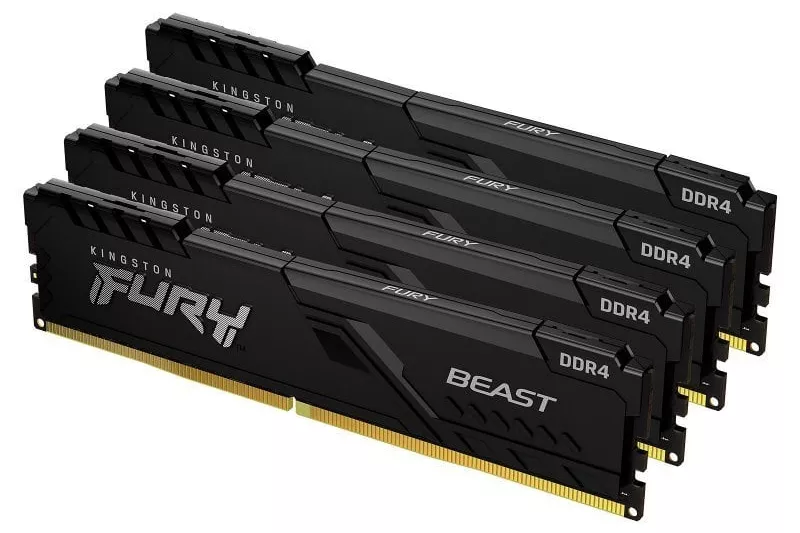 Kingston FURY Beast DDR4 2666 MHz 16GB 4x4GB CL16