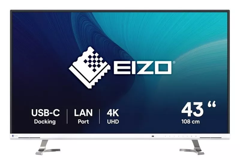 Monitor EIZO FlexScan EV4340X-WT 42,5" UltraHD 4K 60Hz IPS Blanco tiempo de respuesta 5 ms