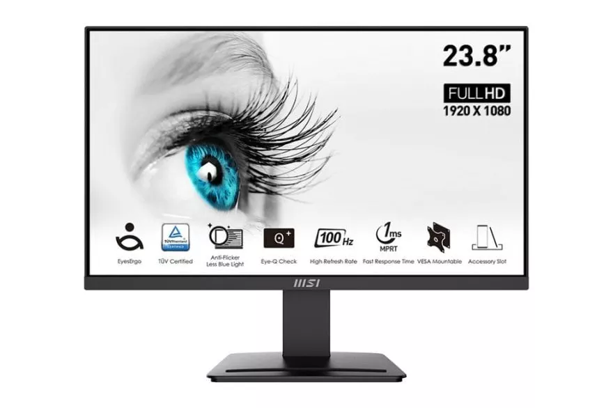 Monitor MSI PRO MP2412DE 23,8" FullHD 100Hz VA FreeSync Sin Marcos