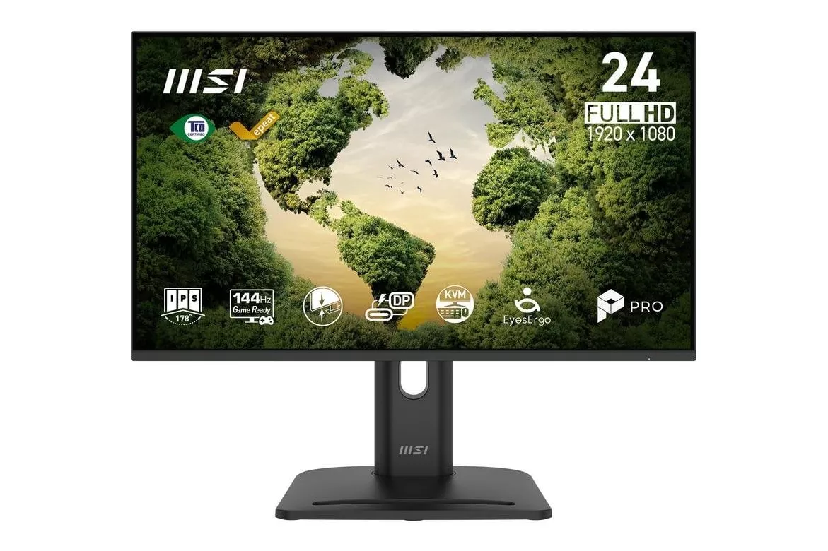Monitor MSI Pro MP245PHGN 23,8" FullHD 144Hz IPS FreeSync Altura Ajustable