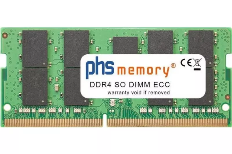 Memoria RAM PHS-memory SP407581 16GB 1x16GB DDR4 3200MHz SO-DIMM ECC Negro