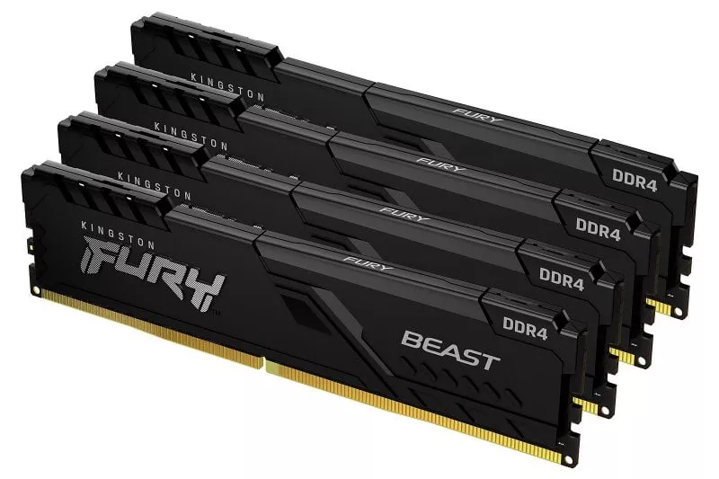 Kingston FURY Beast DDR4 3200 MHz 128GB 4x32GB CL16