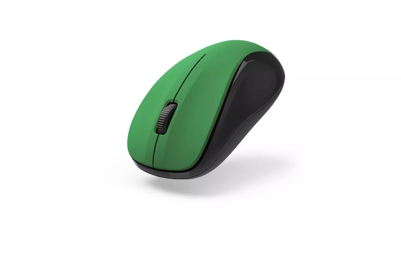 Rat&oacute;n Hama MW-300 V2 inal&aacute;mbrico 1200 DPI Negro Verde silencioso