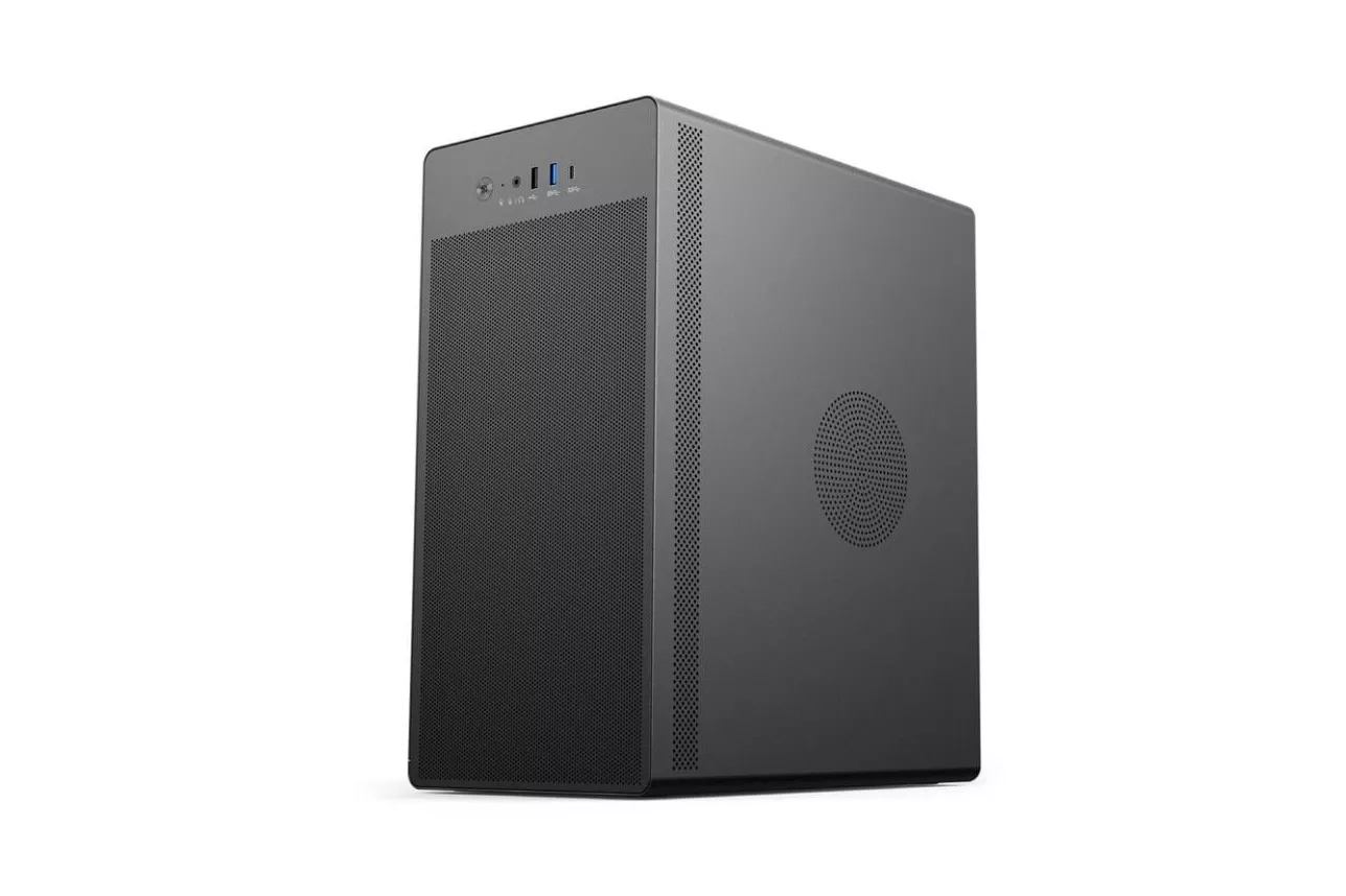 Caja PC CoolBox M100 microATX Full Metal Mesh USB-C 3.2 Gen1 Negra