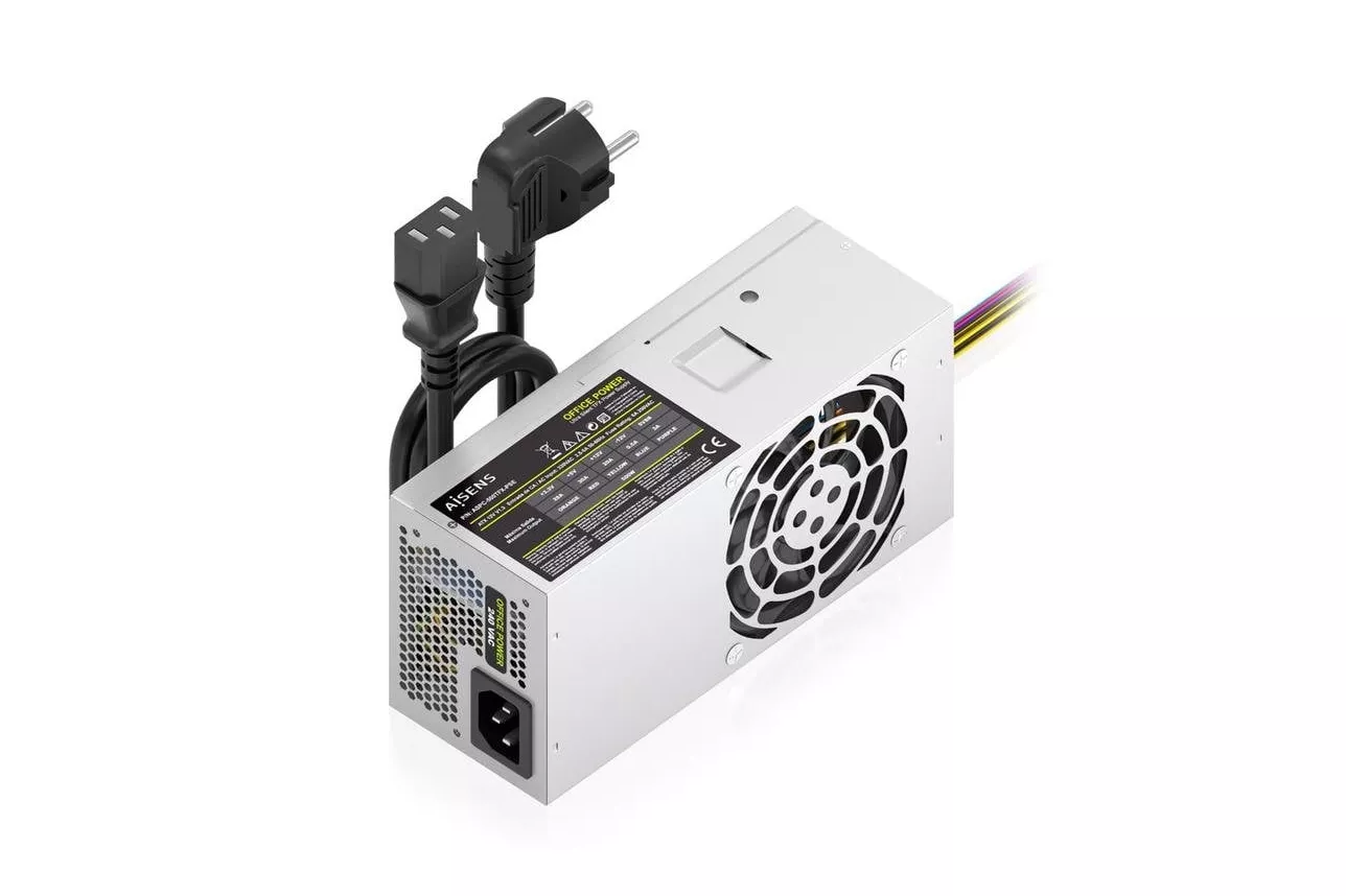 Fuente de Alimentaci&oacute;n AISENS ASPC-500TFX-PSE 500W CE RoHS ventilador silencioso