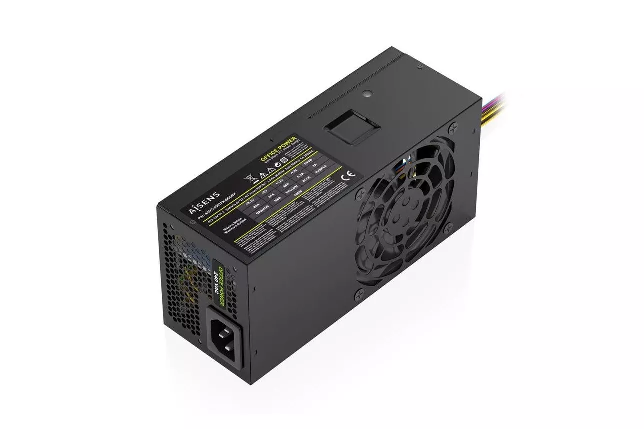 Fuente de Alimentaci&oacute;n AISENS ASPC-500TFX-SEOBK 500W CE RoHS silenciosa