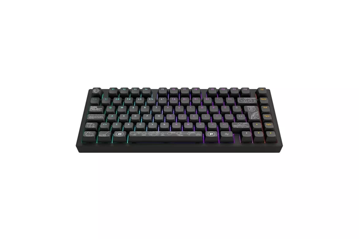 Teclado mec&aacute;nico Dark Project G3MS Moonstone Layout ES inal&aacute;mbrico RGB aluminio PBT Solar