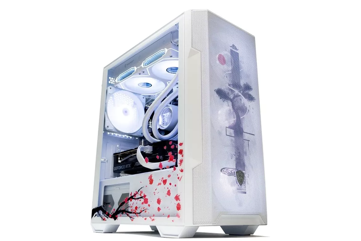 MSI MAG FORGE M100R Semi Torre mATX Cristal Templado USB 3.2 ARGB Blanca Japan By PcCom