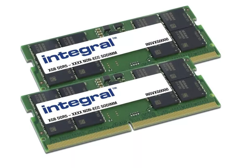 Memoria RAM Integral IN5V16GNHRBXK2 32GB 2x16GB DDR5 4800MHz CL40 SO-DIMM