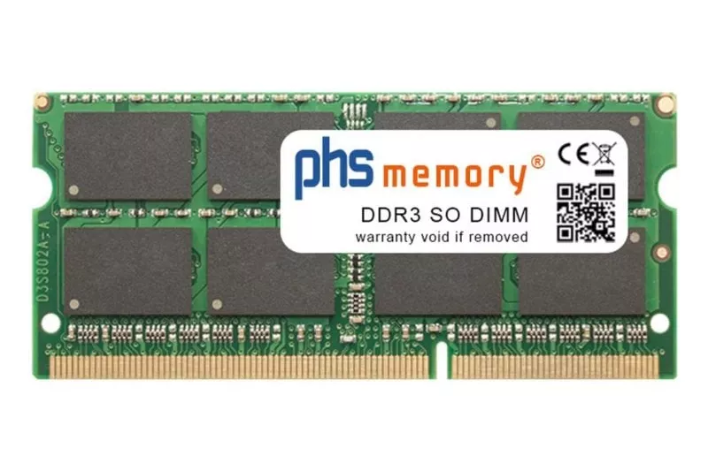 Memoria RAM PHS-memory SP155386 4 GB DDR3 1600 MHz 204-pin SO-DIMM 1,35 V