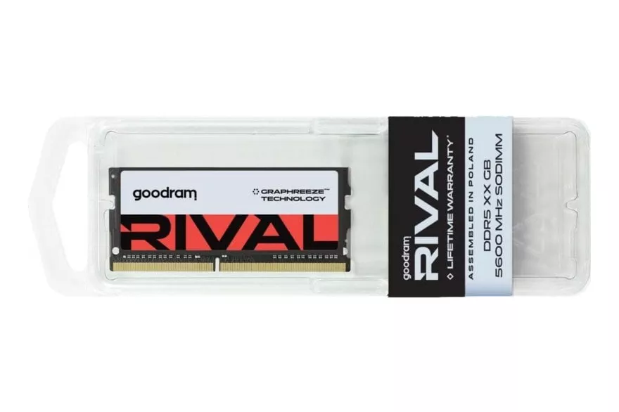 Memoria RAM Goodram RIVAL 32GB 2x16GB DDR5 5600MHz CL40 SO-DIMM Roja