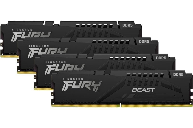 Ddr5 128gb Kingston Fury Beast RGB 32Gb DDR5 5600Mhz 1.25V