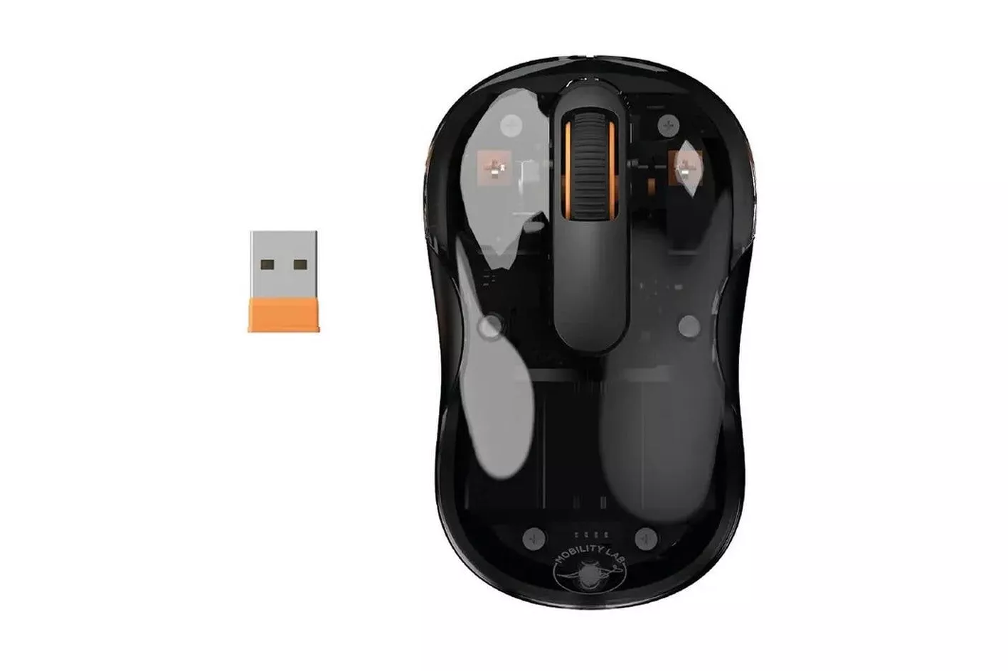 Rat&oacute;n Mobility Lab ML316529 inal&aacute;mbrico RF USB ambidiestro negro 3 botones