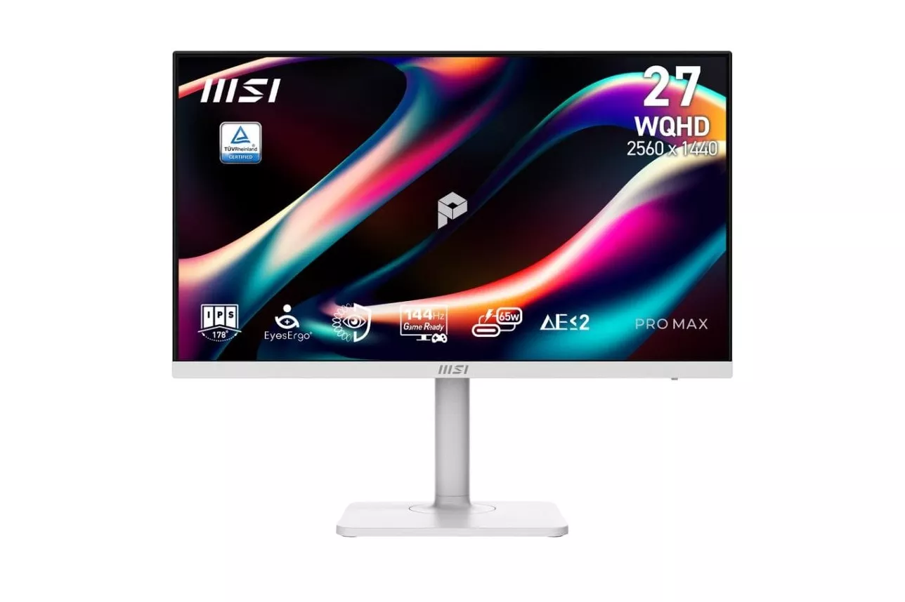 Monitor MSI PRO MAX 271QPHW E14 27" Wide Quad HD 144Hz IPS Altura Ajustable