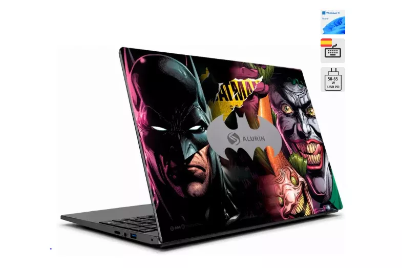 Port&aacute;til Alurin Flex Advance AMD Ryzen 5 7430 15.6" / 16GB/512GB/WINDOWS HOME/Batman Core