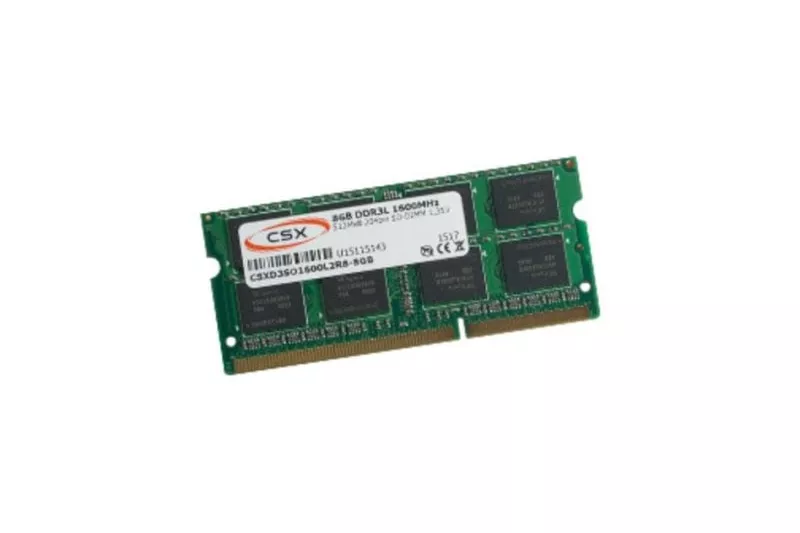 Memoria RAM Compustocx CSXD3SO1333-2R8-8GB 8GB 1x8GB DDR3 1333MHz CL9 204-pin SO-DIMM