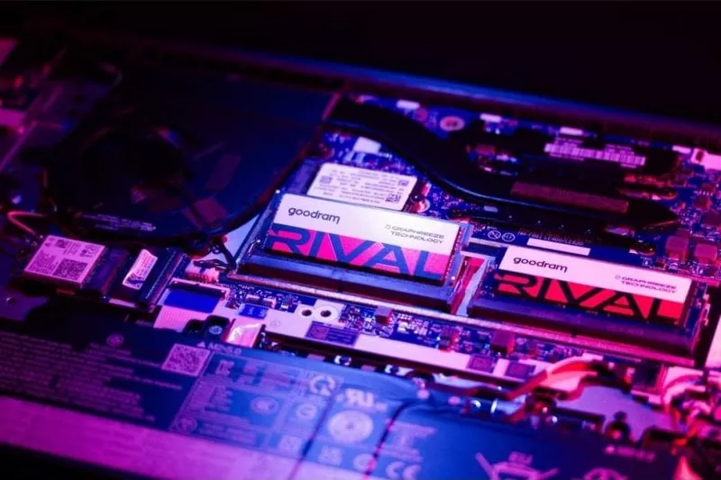 Memoria RAM Goodram RIVAL 64GB 2x32GB DDR5 5600MHz CL40 Rojo SO-DIMM