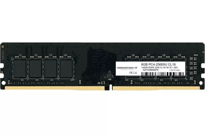 Memoria RAM Innovation IT 3200 8GB 1x8GB DDR4 CL16 288-pin DIMM 1,35V LD 8-Chip