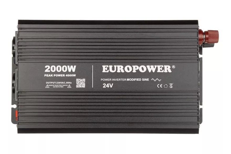 Fuente de Alimentaci&oacute;n Europower INV/24/2000/MS/S 2000W Eficiencia 88% con USB y Doble Schuko