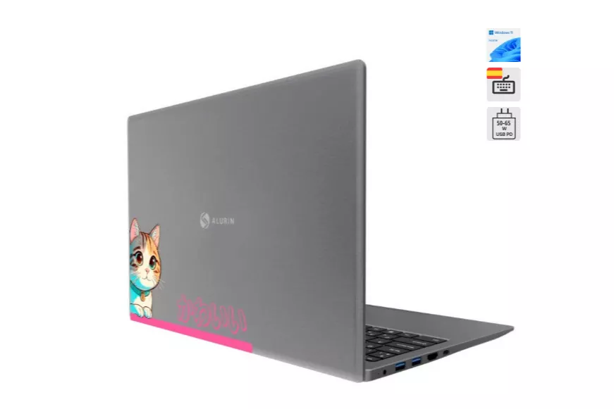 Port&aacute;til Alurin Flex Advance AMD Ryzen 5 7430 15.6" / 16 GB/512GB/WINDOWS HOME/Kawaii