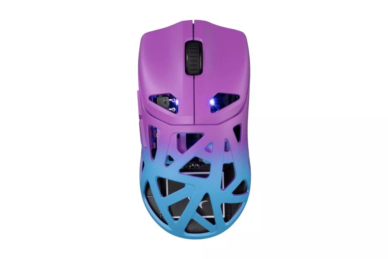 Rat&oacute;n White Shark DAGONET Bluetooth &Oacute;ptico 12000 DPI Azul P&uacute;rpura Iluminaci&oacute;n